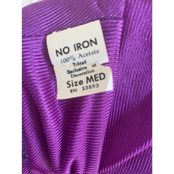70s Purple Psychedelic Maxi Dress - Picture 5 of 6